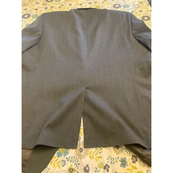 Kilburne and Finch Mens Gray Wool Blend Suit Jacket‎ Blazer 46PR 46W - Picture 12 of 12